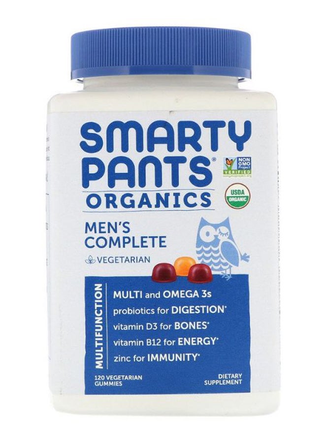 SmartyPants Organics Men Complete - 120 Gummies - Image 1