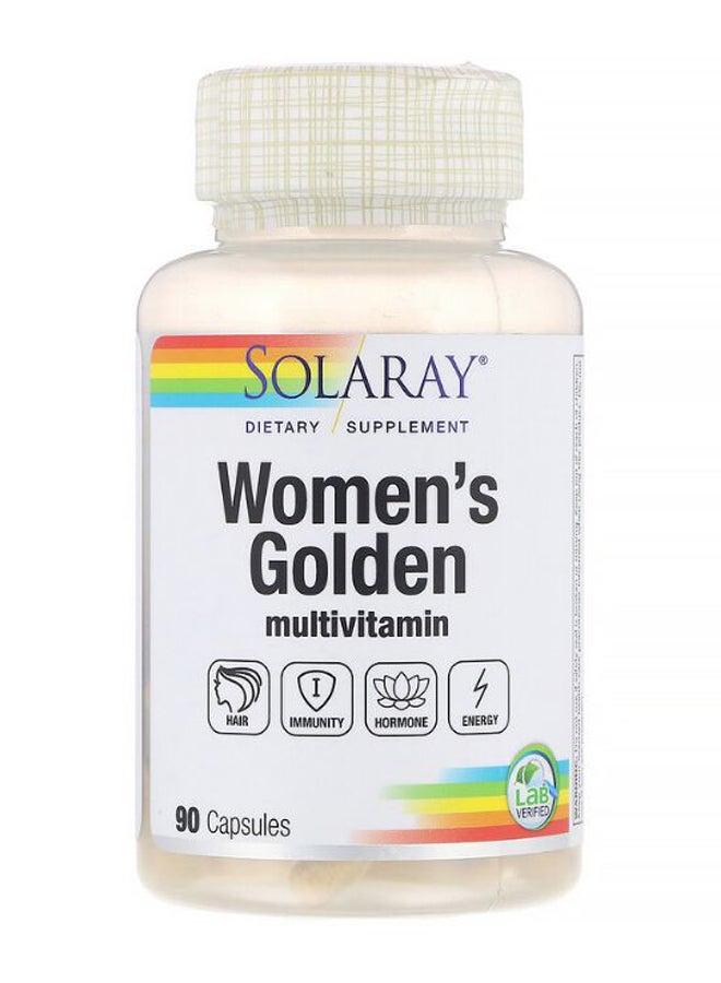Solaray Women's Golden Multivitamin - 90 Capsules 