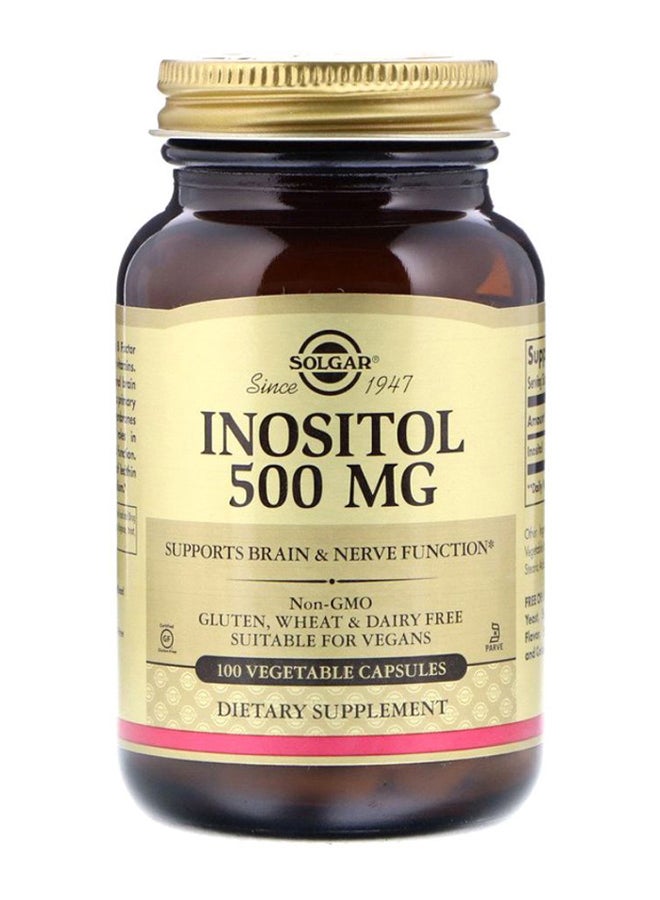 Solgar Inositol Dietary Supplement - 100 Capsules