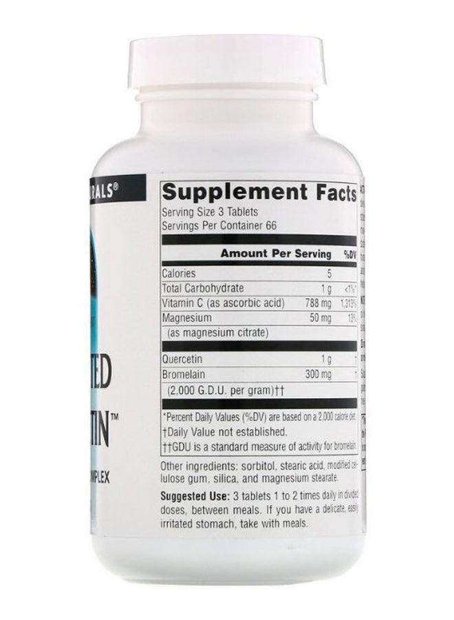 Source Naturals Activated Quercetin Bioflavonoid Complex - 200 Tablets - Image 2