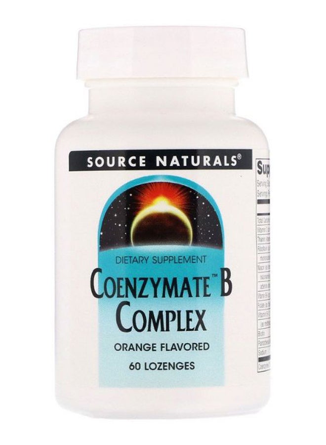 سورس ناتشورالز مكمل غذائي كو إنزيميت بي كومبلكس بنكهة البرتقال - 60 قرص استحلاب - Image 1