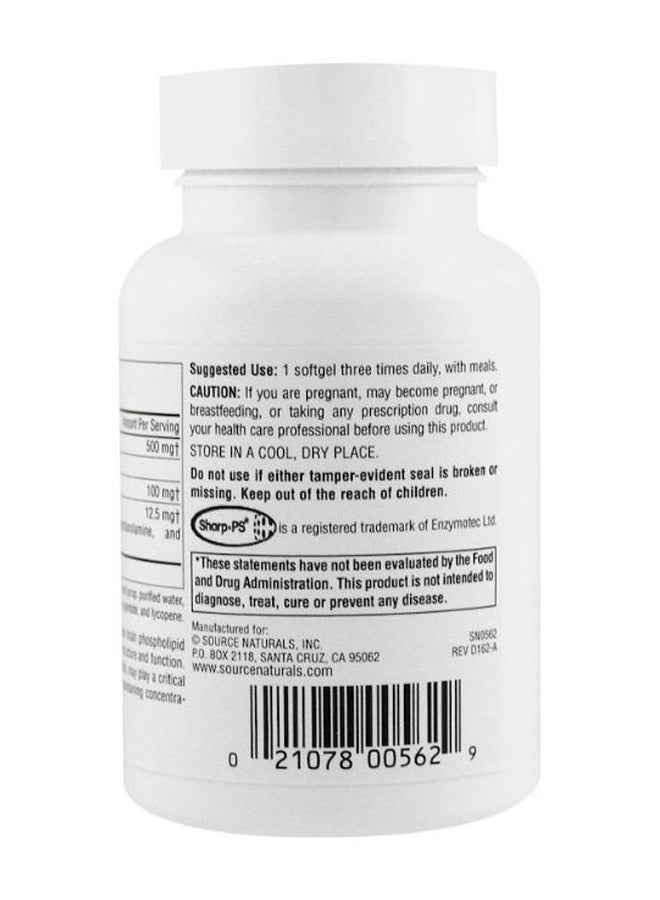 Source Naturals Phosphatidyl Serine Complex Concentration Support - 60 Softgels - Image 3