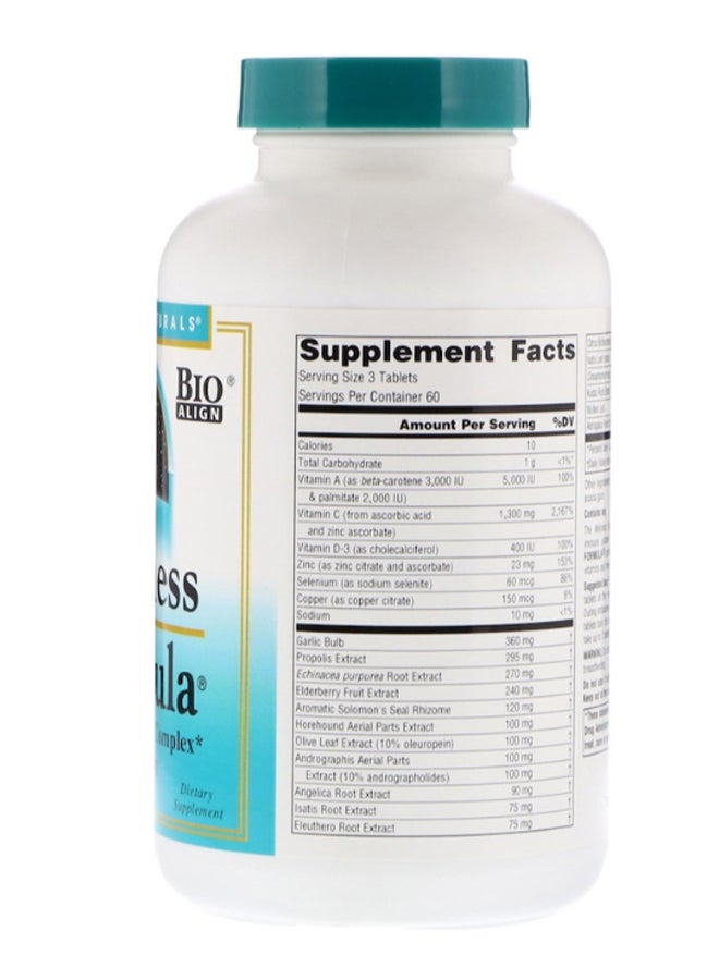 سورس ناتشورالز مكمل غذائي ويلنس فورميولا بالاعشاب لدعم المناعة - 180 قرص - Image 2