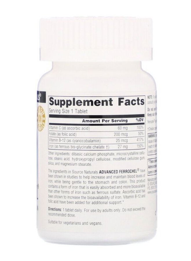Source Naturals Advanced Ferrochel Dietary Supplement - 180 Tablets  - Image 2