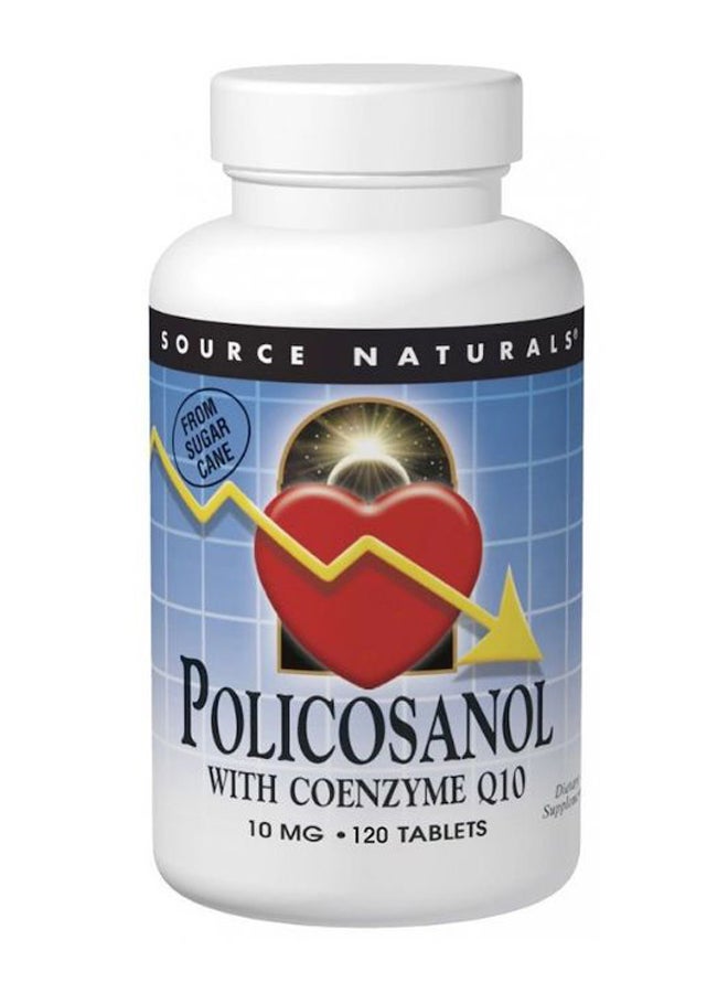 Policosanol With Coenzyme Q10 Dietary Supplement - 120 -Tablets