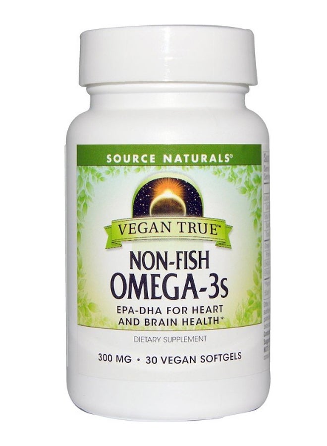 سورس ناتشورالز مكمل غذائي بالأوميجا 3 النباتي - 30 كبسولة هلامية - Image 1