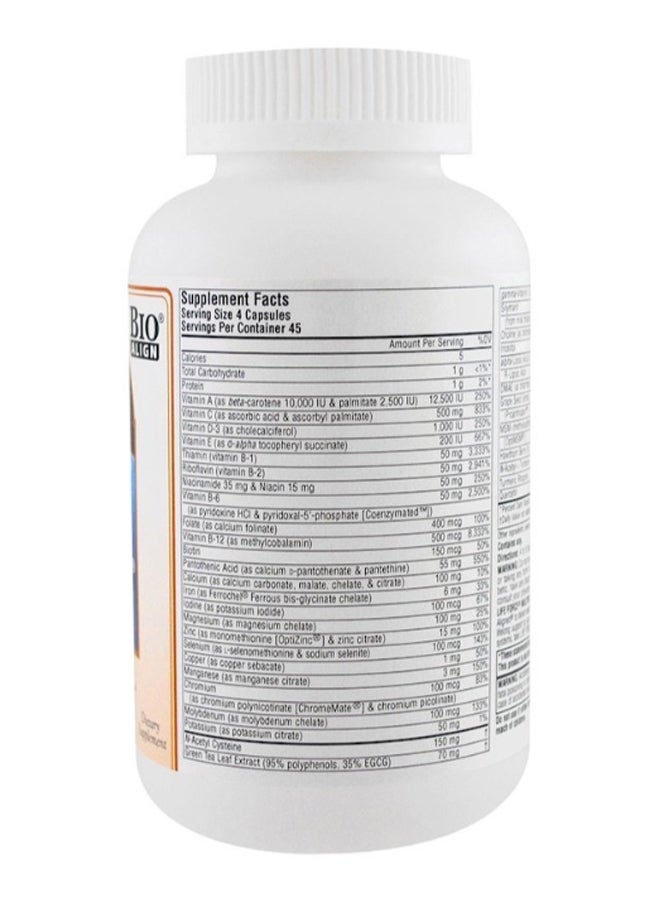 Source Naturals Life Force Multiple Energy Activator - 180 Capsules  - Image 2