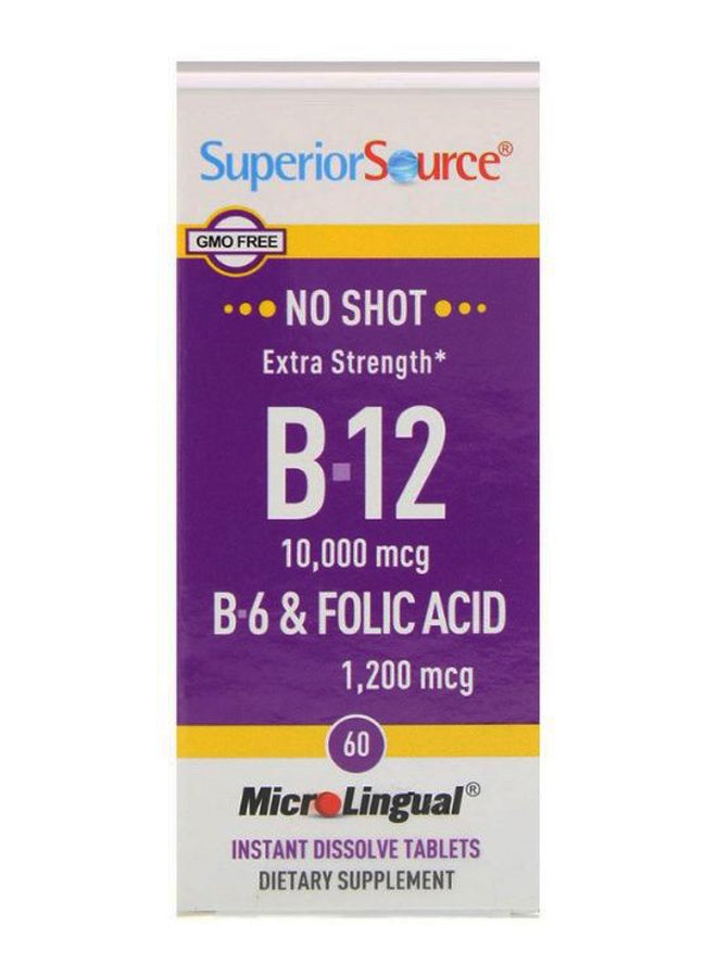 Superior Source Extra Strength B-12 - 60 Tablets  - Image 1