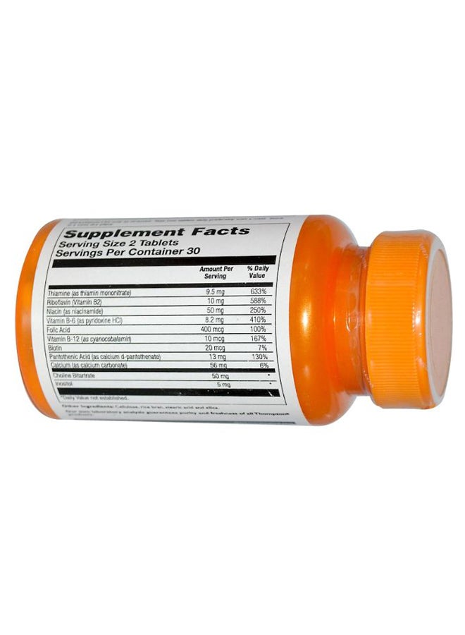 Thompson - B-Complex Plus Rice Bran - 60 Tablets - Image 1