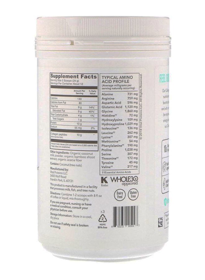 Vital Proteins Collagen Creamer Coconut Dietary Supplement  - Image 2