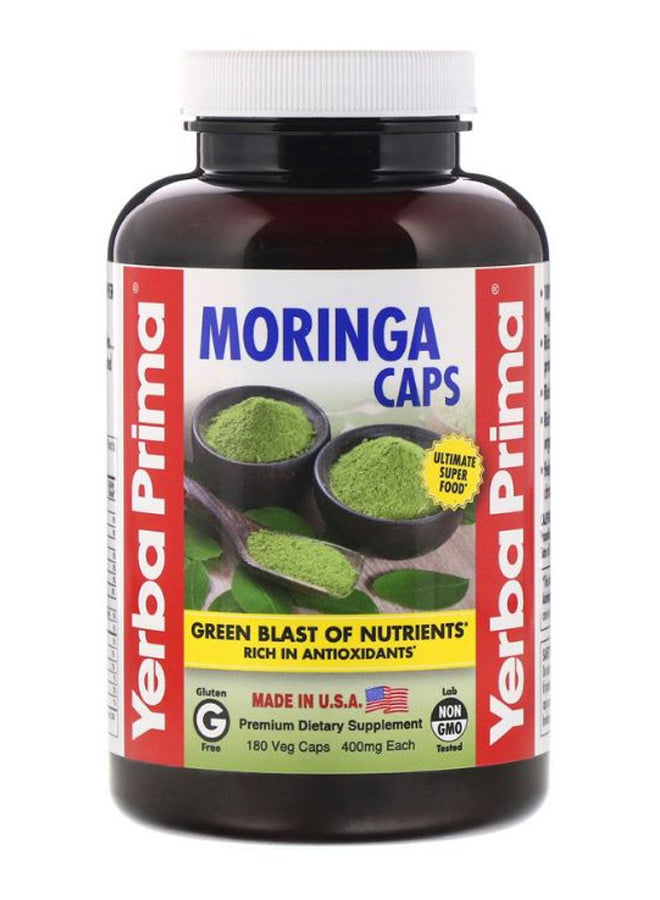 Yerba Prima Green Blast of Nutrients Moringa - 180 Veg Caps  - Image 1
