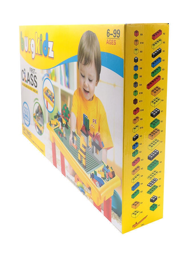 جونيور مجموعة مكعبات البناء بورج كيدز فيرست كلاس مكونة من 200 قطعة أنيقة ومتينة - Image 3