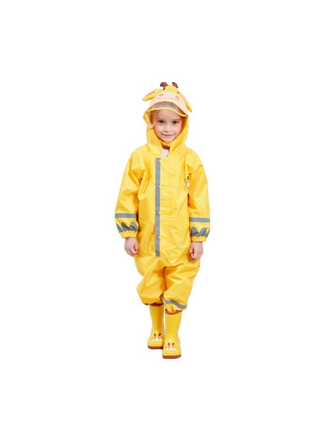 Cartoon Designed Waterproof Raincoat Yellow/Grey/Brown - v1586617654/N36560171A_2