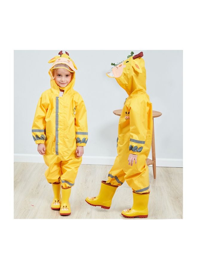 Cartoon Designed Waterproof Raincoat Yellow/Grey/Brown - v1586617654/N36560171A_3