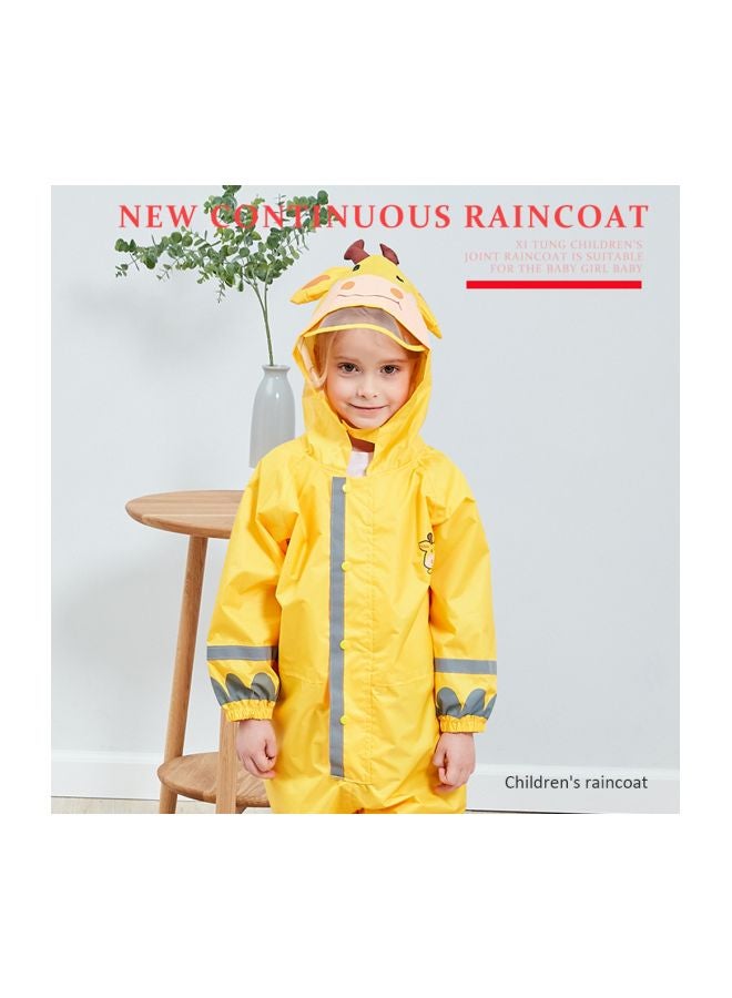 Cartoon Designed Waterproof Raincoat Yellow/Grey/Brown - v1586617657/N36560173A_3