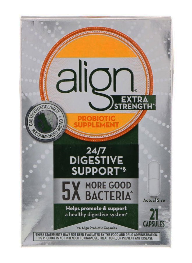 Align - Digestive Support Probiotic Supplement - 21 Capsules - Image 1