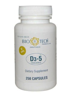 BioTech D3-5 Cholecalciferol - 250 Capsule  - Image 1