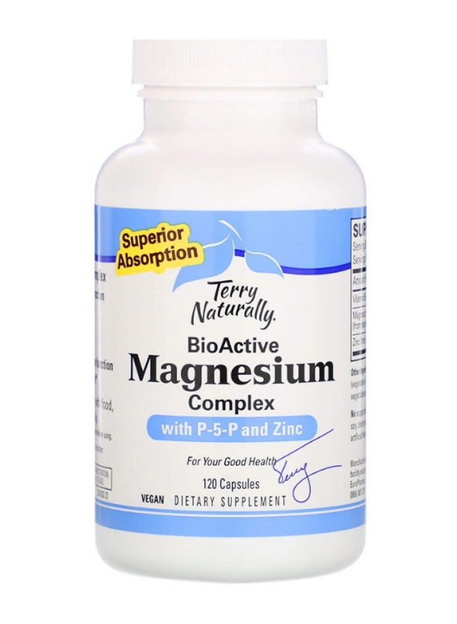 مركب المغنيسيوم النشط بيولوجيا مع P-5-P والزنك - 120 كبسولة - Image 1