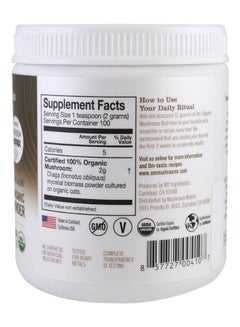 Om Organic Mushroom Nutrition Chaga Mushroom Powder  - Image 2