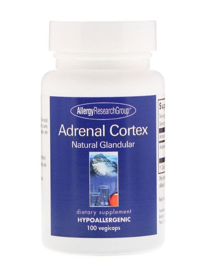 اليرجي ريسيرتش جروب Adrenal Cortex Natural Glandular Dietary Supplement - 100 Capsules - Image 1