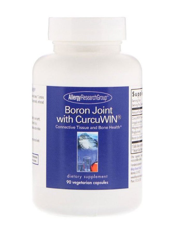 اليرجي ريسيرتش جروب مكمل غذائي بورون جوبنت ويز كوركو وين - 90 كبسولة - Image 1