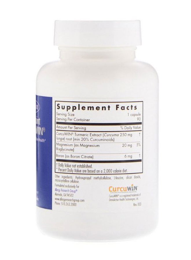 اليرجي ريسيرتش جروب مكمل غذائي بورون جوبنت ويز كوركو وين - 90 كبسولة - Image 2