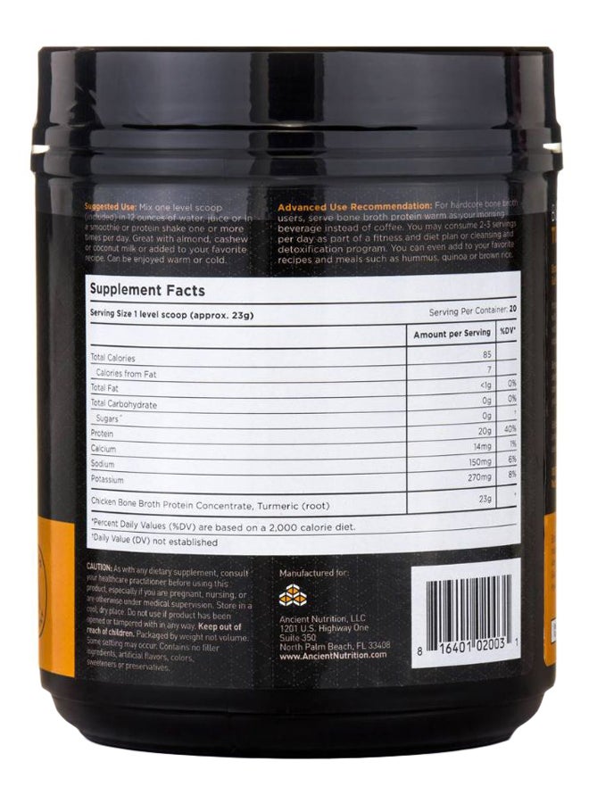 Ancient Nutrition - Turmeric Bone Broth Protein - Image 1