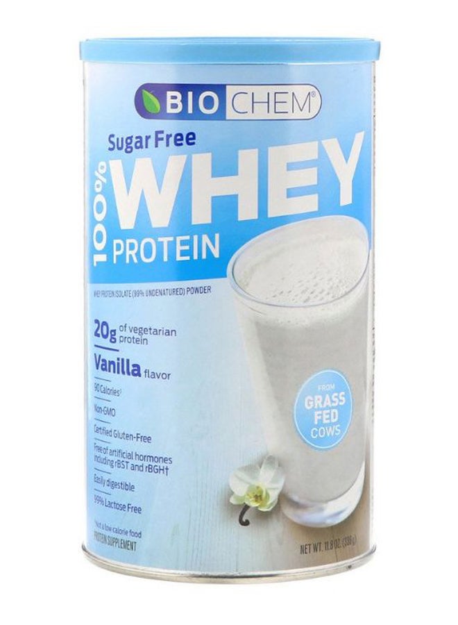 Biochem Vanilla Flavour Sugar Free Whey Protein - Image 1