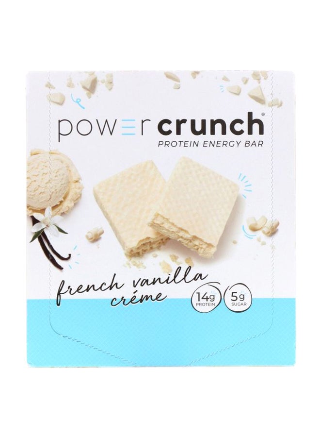 BNRG Pack Of 12 French Vanilla Creme Power Crunch Protein Energy Bar - Image 2