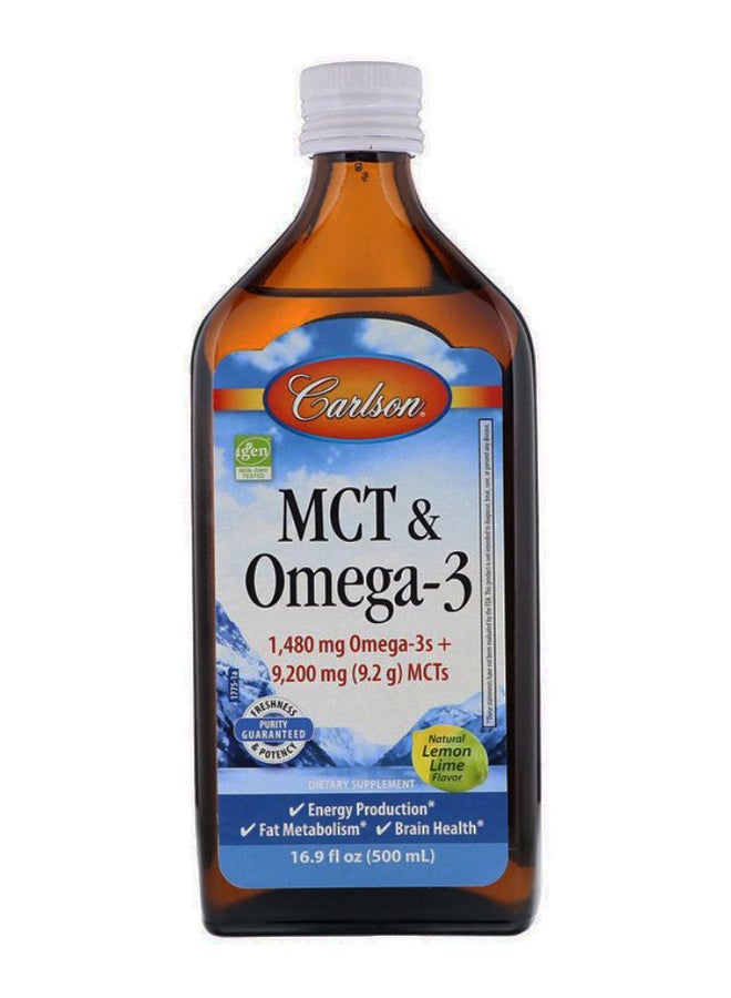 Carlson Labs MCT And Omega 3 Dietary Supplement  - Image 1