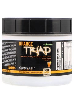 controlled labs Lemon Ice Tea Flavour Orange Triad Plus Greens  - Image 1