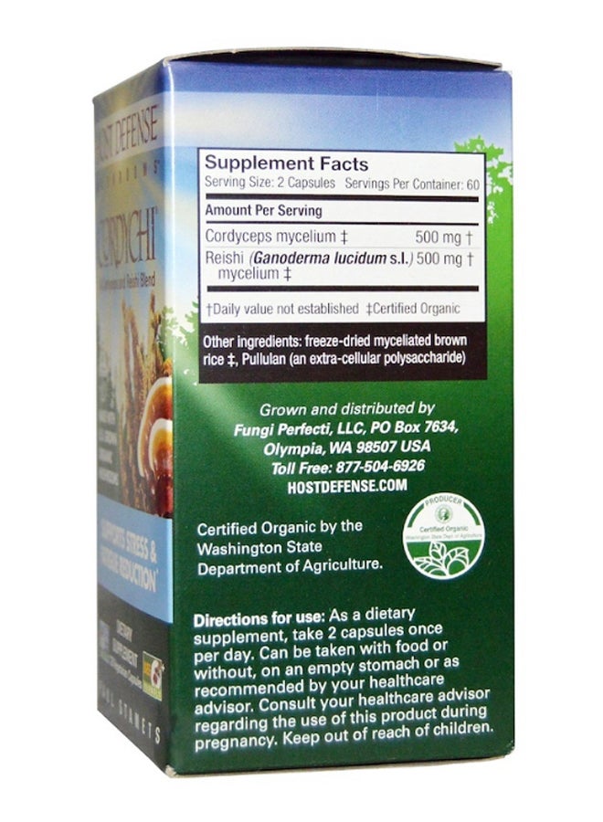 فنغي بيرفكتي مكمل غذائي هاست ديفينس كورديكي لدعم تخفيف التوتر والإجهاد - 120 كبسولة - Image 2