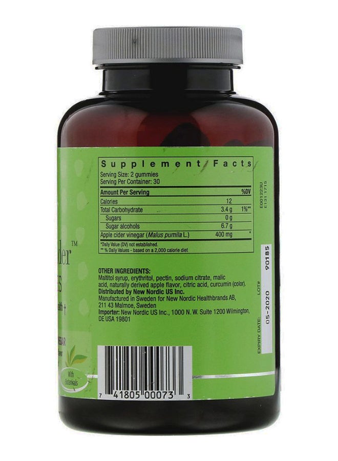 New Nordic Apple Cider Dietary Supplement - 60 Gummies - Image 2