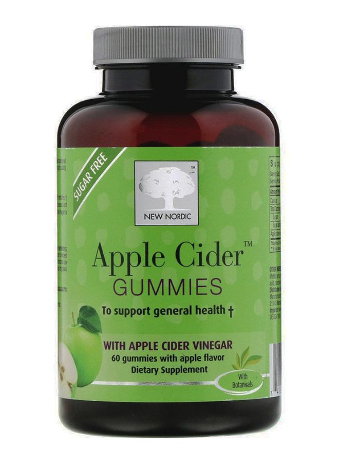 New Nordic Apple Cider Dietary Supplement - 60 Gummies - Image 1