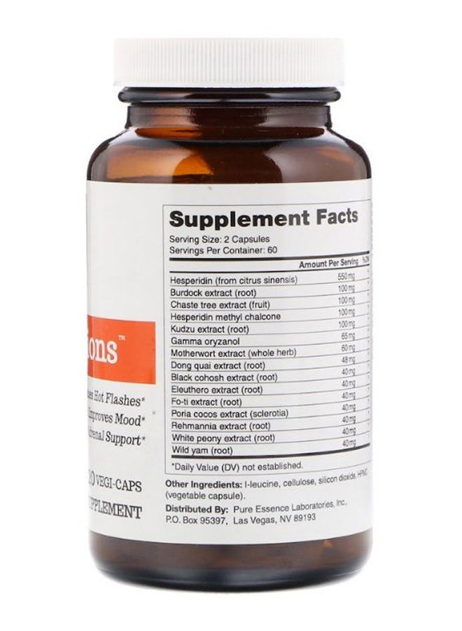 بيور إسينس مكمّل غذائيّ عشبيّ انتقالي - 120 كبسولة - Image 2