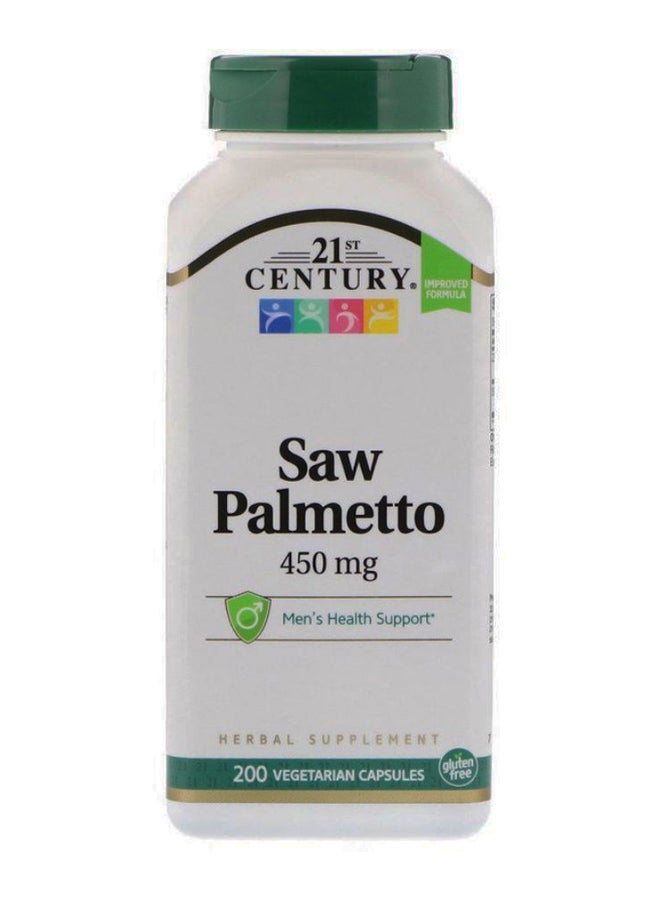 21st Century Saw Palmetto - 200 Vegetarian Capsules - Image 1
