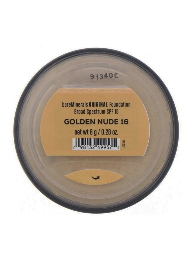 bareMinerals Original Powder Foundation 16 Golden Nude - Image 2