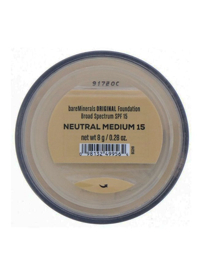 bareMinerals Original Powder Foundation 15 Neutral Medium - Image 2