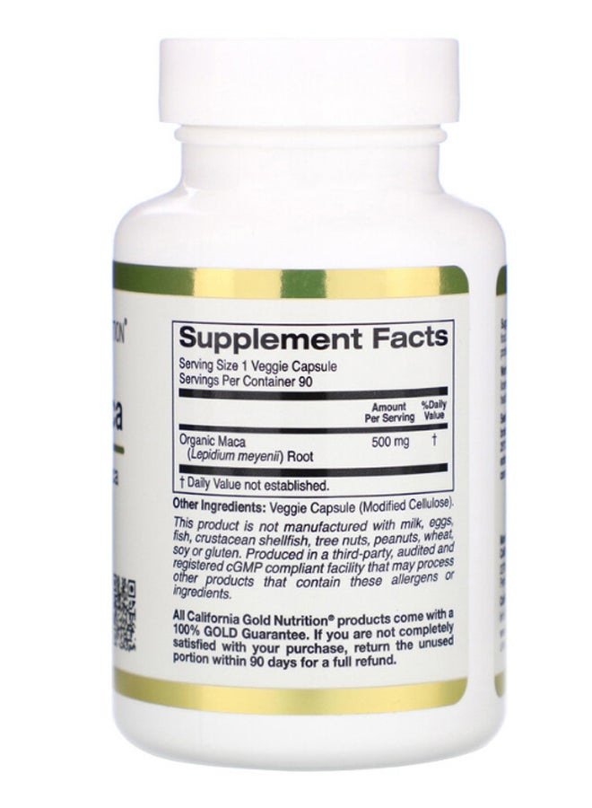 California Gold Nutrition Peruvian Maca - 90 Capsules  - Image 2