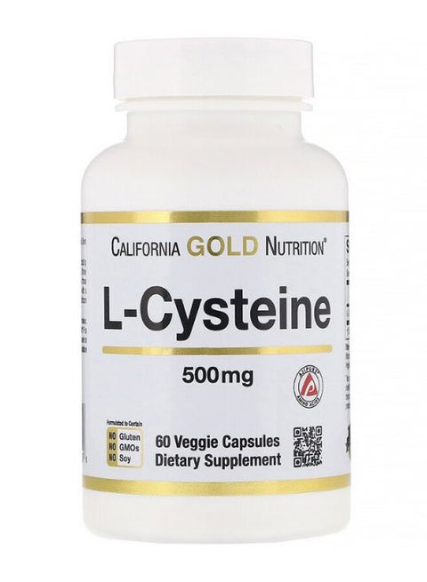 L-Cysteine 500mg - 60 Veggie Capsules