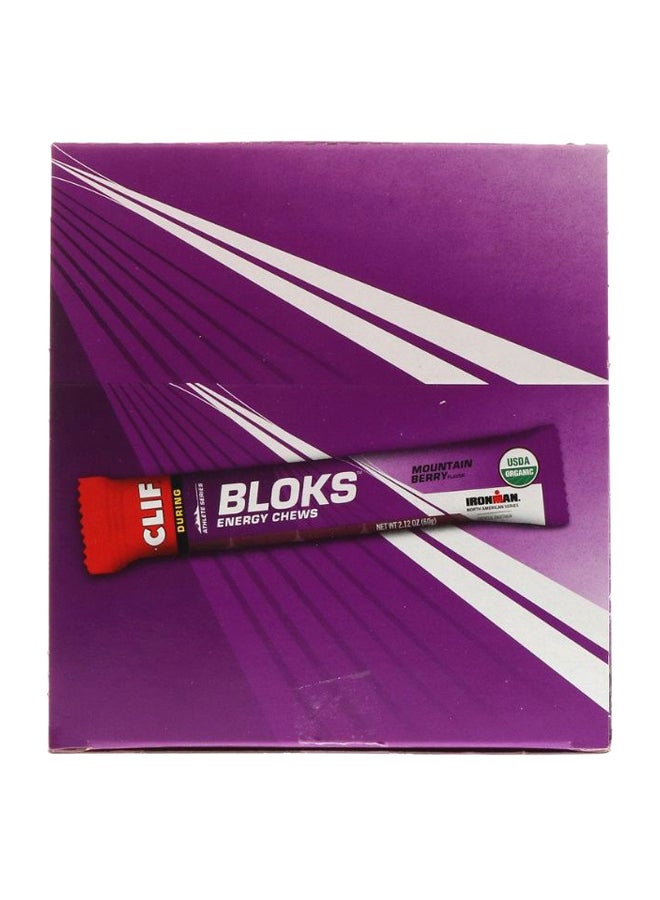 Clif Bar Pack Of 18 Mountain Berry Flavour Bloks Energy Chews  - Image 2