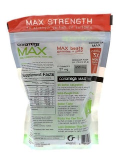 Coromega Max High Concentrate Omega-3 Fish Oil - 60 Squeeze Shots  - Image 2