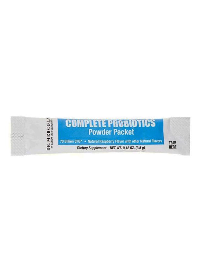Dr. Mercola Pack Of 30 Natural Raspberry Flavor Complete Probiotics Powder  - Image 1