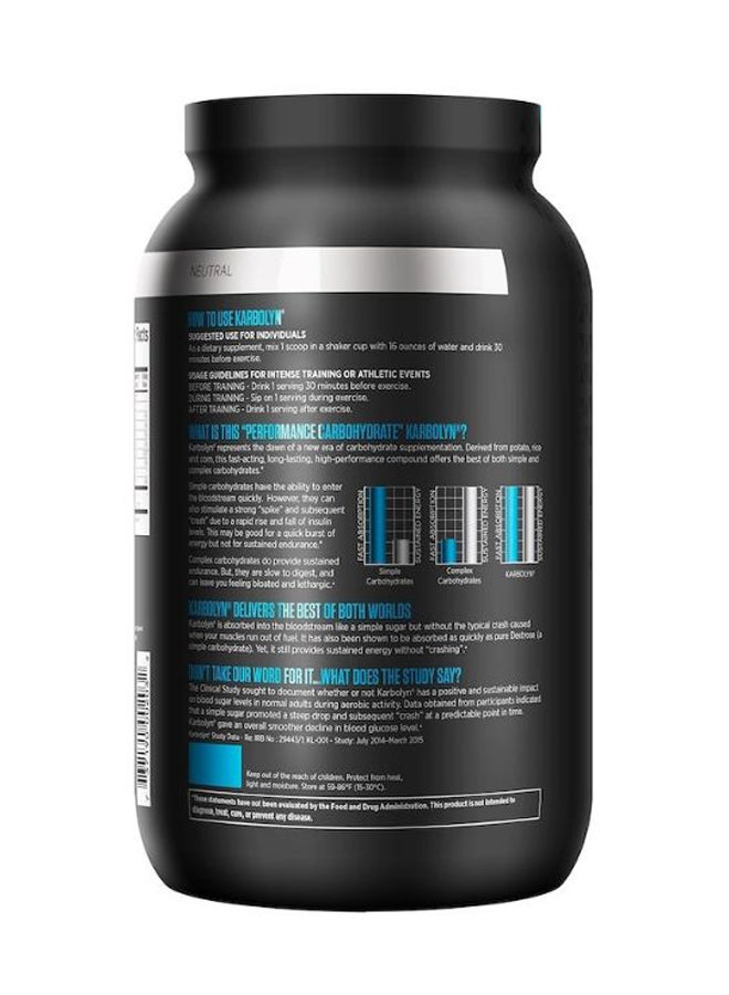 EFX SPORTS Karbolyn Fuel Supplement Neutral Flavor 4LB - Image 2