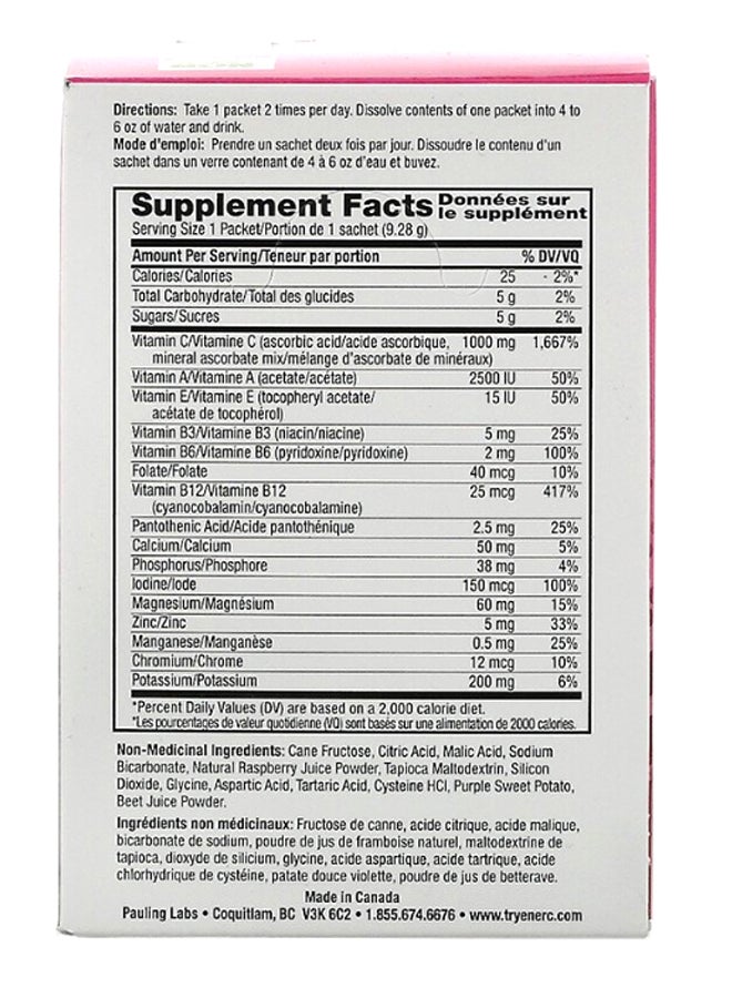 Pack Of 30 Raspberry Framboise Vitamin C Drink - v1586621109/N36670340A_2