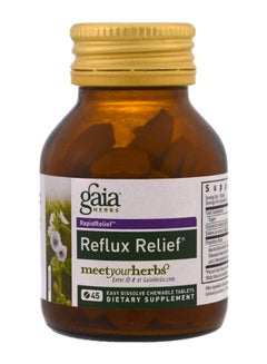 Reflux Relief Supplement - 45 Chewable Tablets