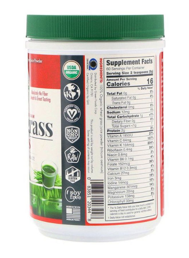 Green Foods - Organic And Raw Wheatgrass Shots Powder - Image 1