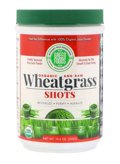 Green Foods Organic And Raw Wheatgrass Shots Powder  - Image 1