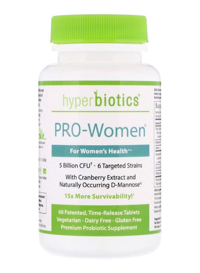هايبربيوتكس مكمل غذائي برو وومن 5 مليار سي إف يو - 60 قرص - Image 1