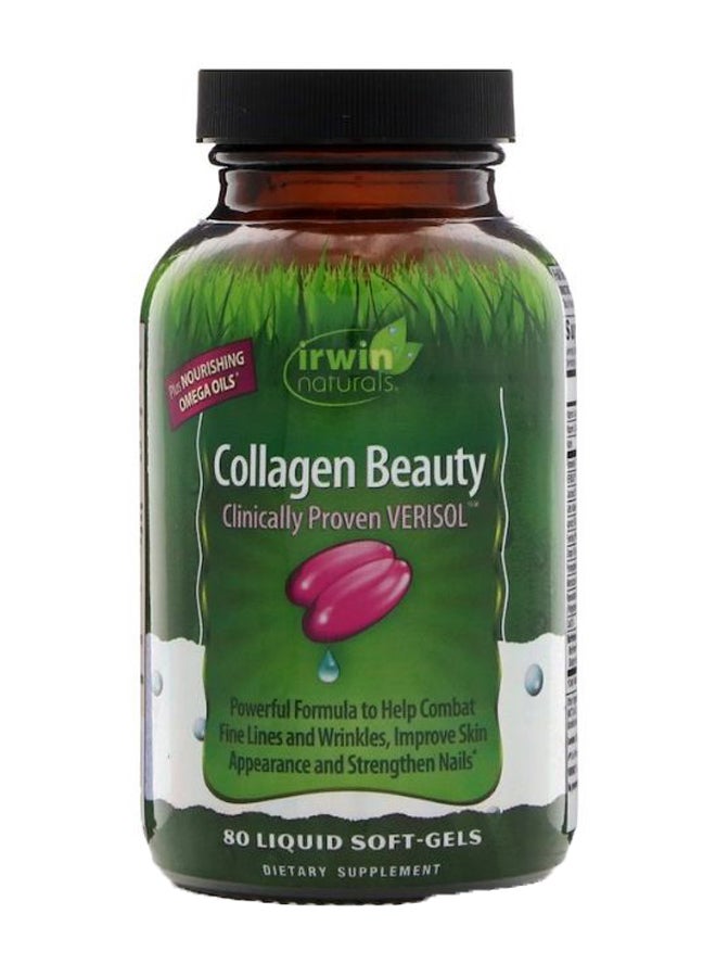 Irwin Naturals Collagen Beauty Dietary Supplement - 80 Softgels  - Image 1